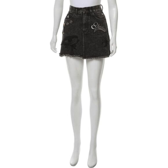 Marc Jacobs Embroidered Denim Skirt Size: XS - Picture 1 of 11